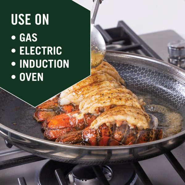 HexClad Nonstick Dishwasher Friendly Compatible - Image 6