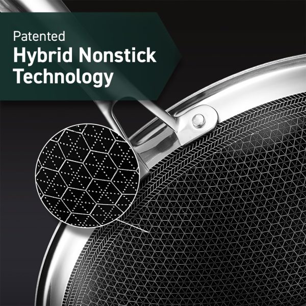 HexClad Nonstick Dishwasher Friendly Compatible - Image 4